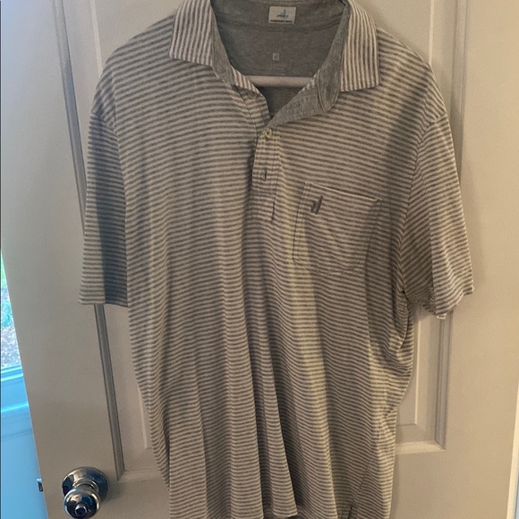 Men's Gray Striped Shirt - Picture 1 of 3
